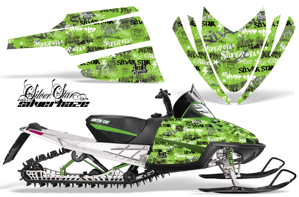 Arctic Cat M Series Graphics Kit SILVERHAZE GREEN